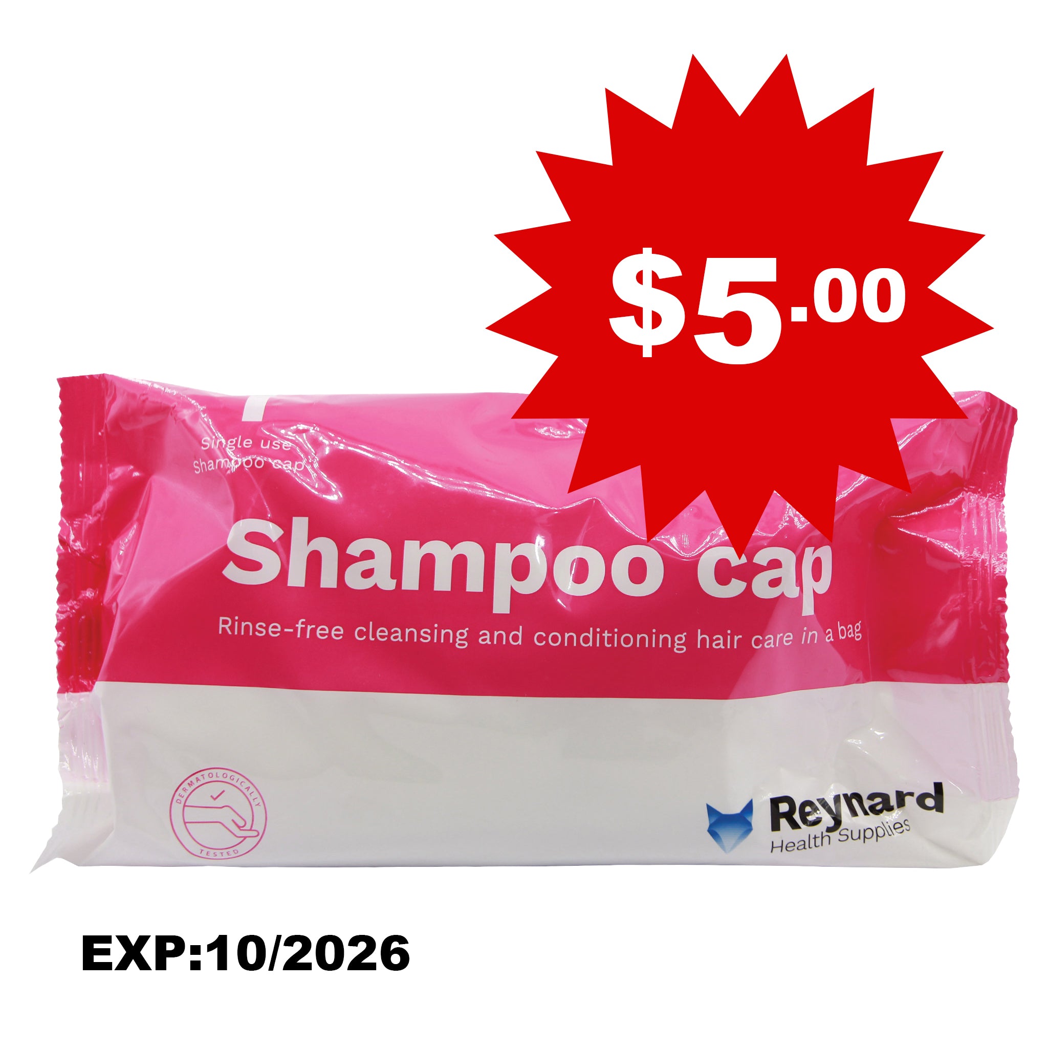 「サロン用」2026製造 RAYLESS Shampoo 4本セット Reynard Rinse Free Shampoo Caps (Pack) | hkmedicalsupply.com