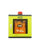 AED wall mount storage case with strobe light alarm