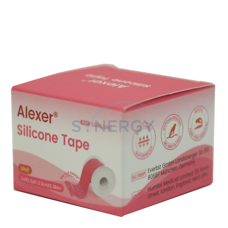 Alexer Medical Silicone Tape Pink (2.5cm x 1.5y)