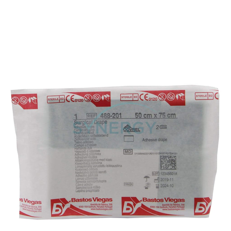 Bastos Viegas Sterile Drape With Adhesive 2 Layers 50X75Cm