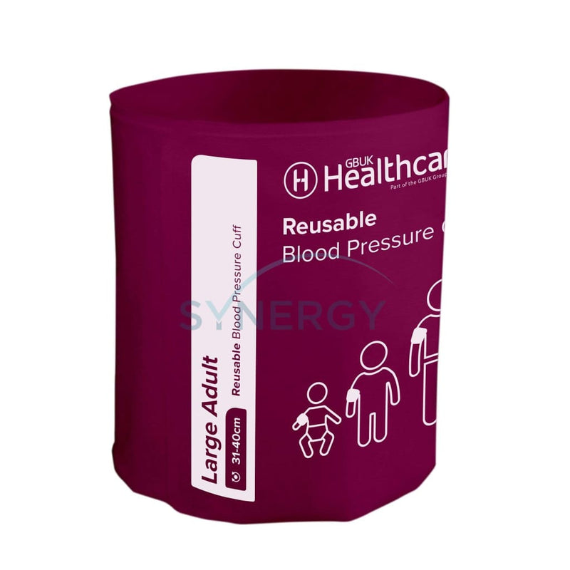 Biocuff Reusable Blood Pressure Cuff Single Hose Bayonet Large Adult