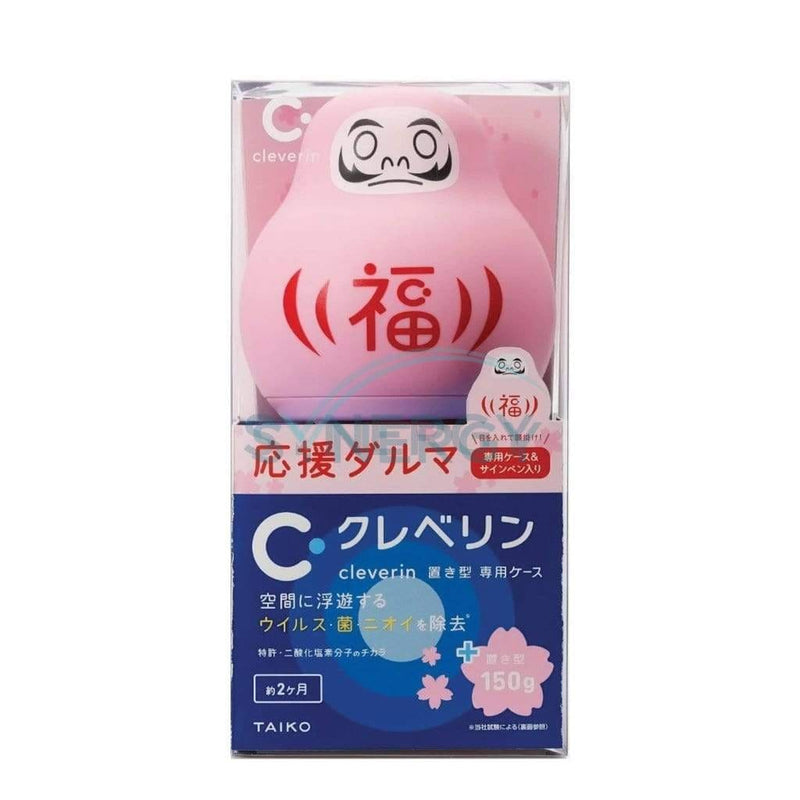 Cleverin Daruma Doll Pink Limited Edition