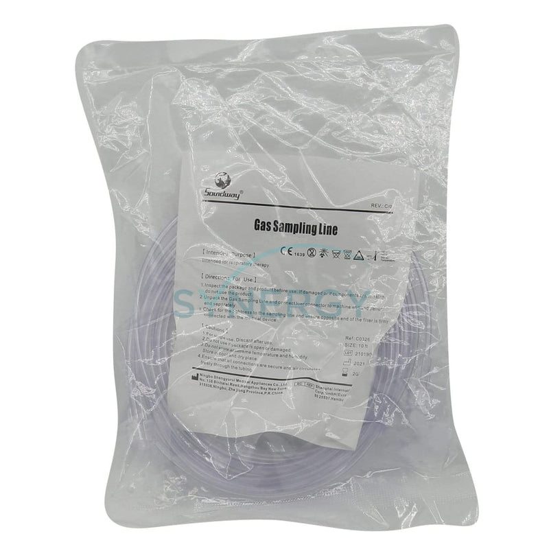 CO2, Sampling Line, 10 FT, Male (Pack of 10's) | hkmedicalsupply.com