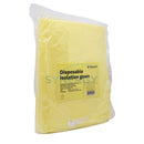 Disposable Isolation Gown 33G Regular 120 Cm X 140 Yellow
