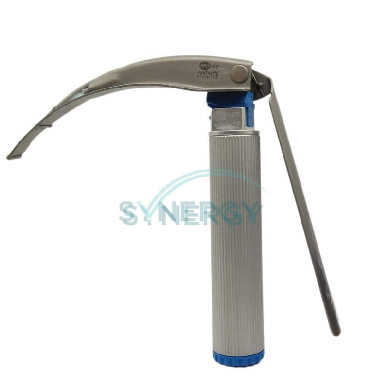 Disposable Laryngoscope Handle Set With Batteries Lever Tip 4