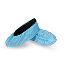 Disposable Non Slip Shoe Covers 33G 40Cm X 16Cm Universal Size Blue