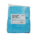 Disposable Non Slip Shoe Covers 33G 40Cm X 16Cm Universal Size Blue