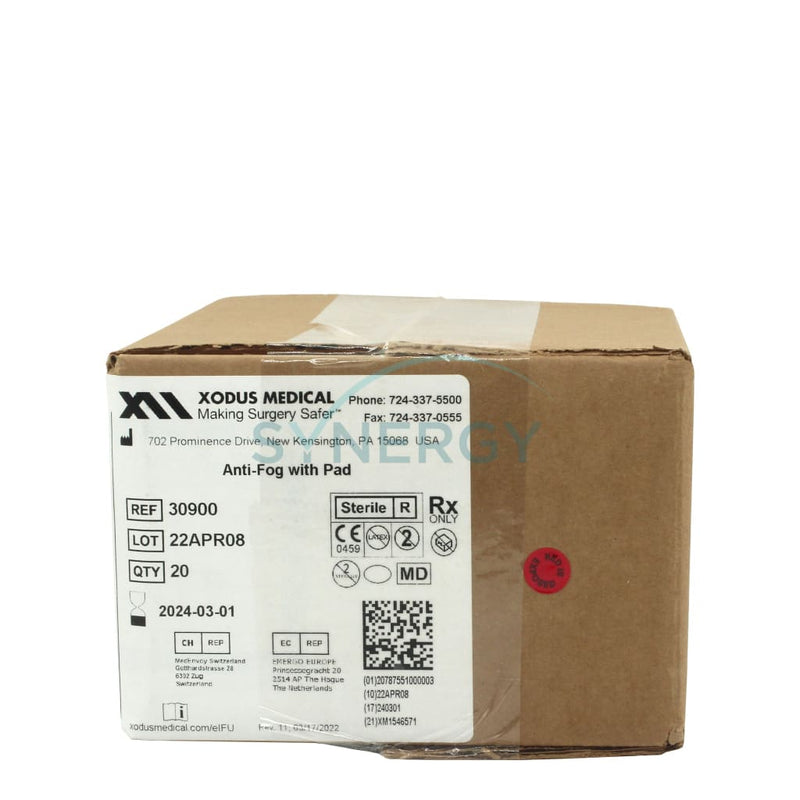 Fog Guard Anti-Fog Solution W/Sponge (Bx Of 20S)