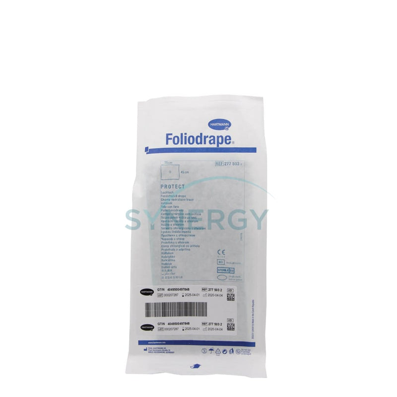 Foliodrape 2 Layer Protect Fenestrated Drape Non-Adh 45 X 75 Cm
