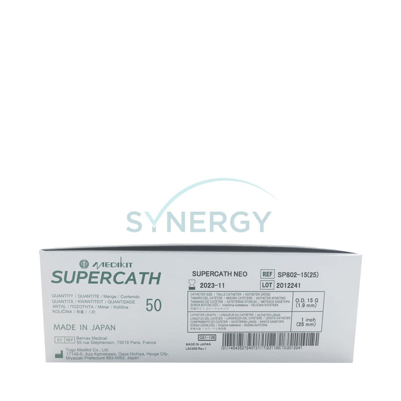 Supercath Neo Catheter 17G X 1 (Bx)