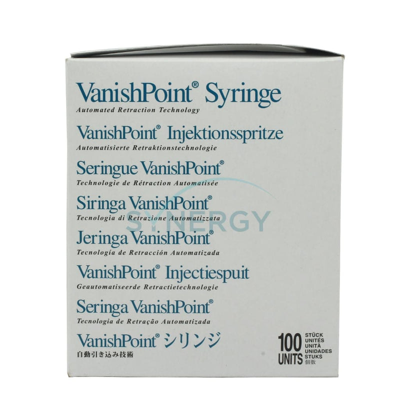 Vanishpoint Syringe 1Ml 25G X 5/8 (Bx Of 100S)