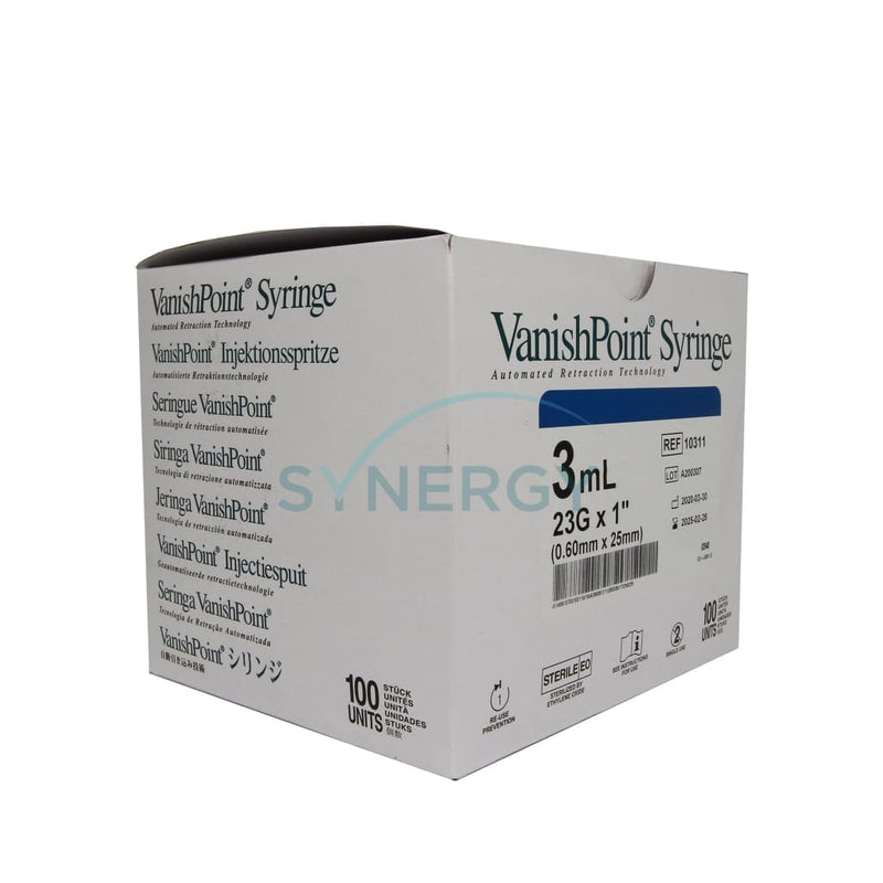 Vanishpoint Syringe 3 / 5 10 Ml (Bx)