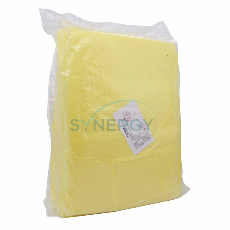 Disposable Isolation Gown 33G Regular 120 Cm X 140 Yellow