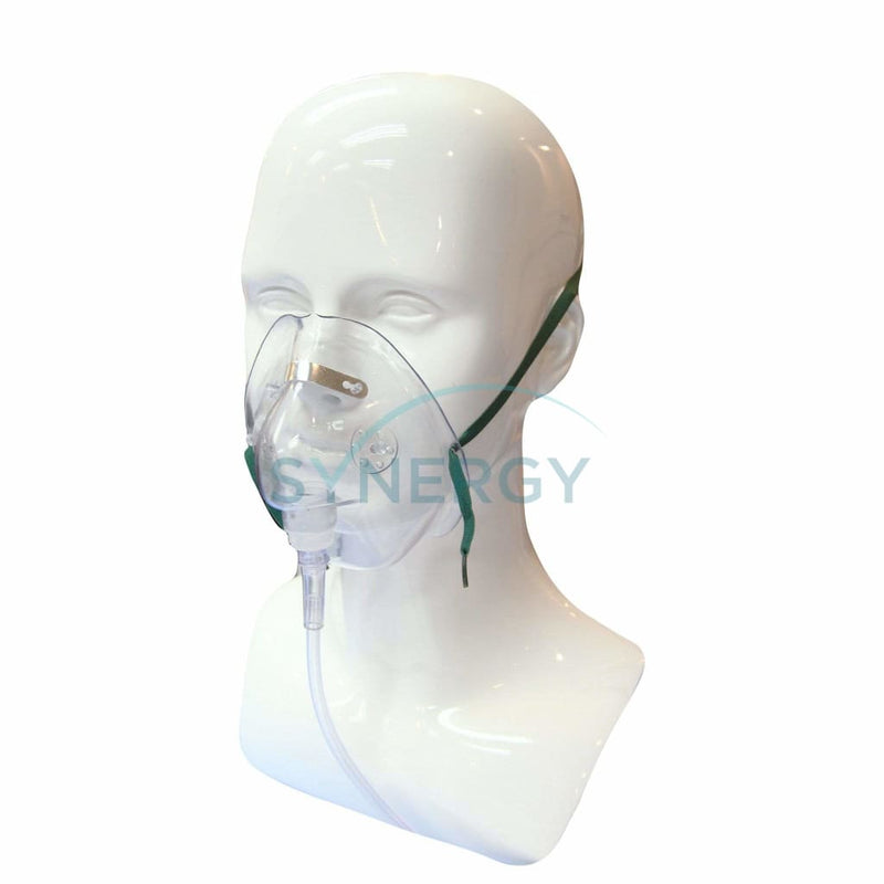 Oxygen Mask With Tubing Adult / Pediatric (Pc)