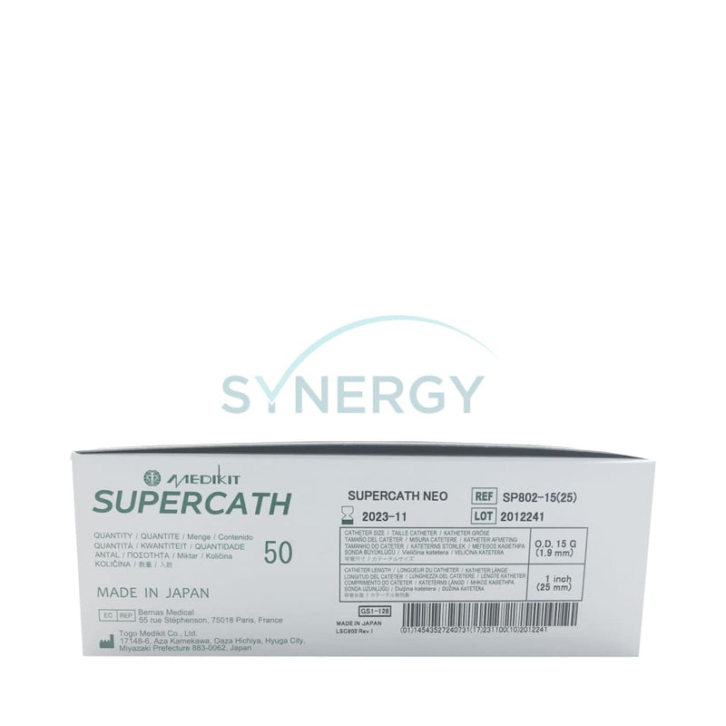 Supercath Neo Catheter 17G X 1 (Bx)