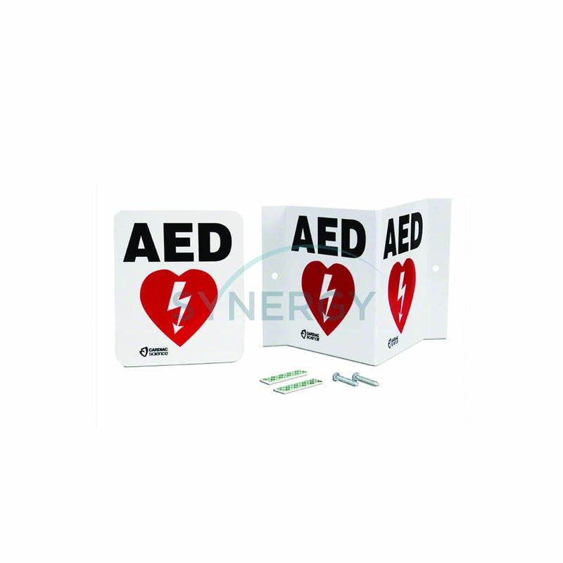 Wall Mount Sign Identifing Loaction Of Aed 3D